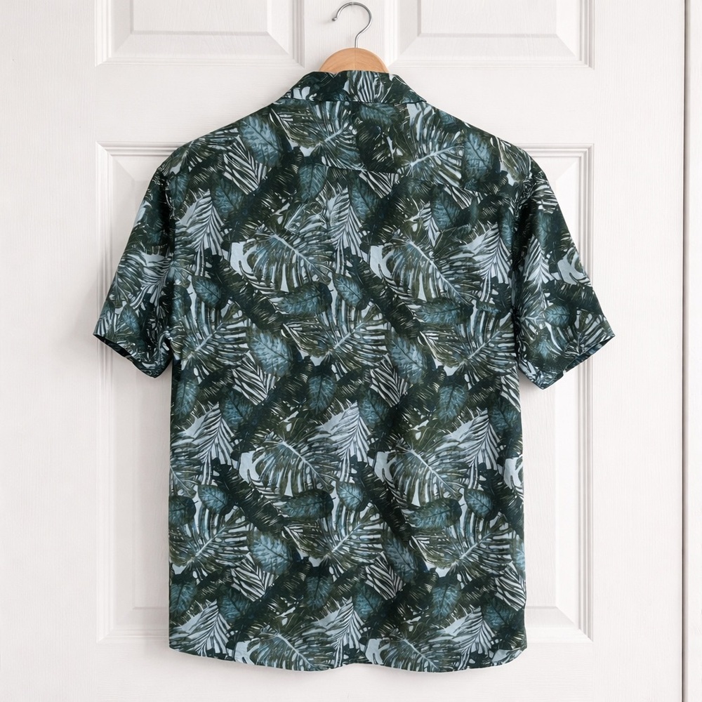 Molokai Surf Co Hawaiian Rayon Shirt Men XL Tropical Beach Resort Button Up - Picture 3 of 7